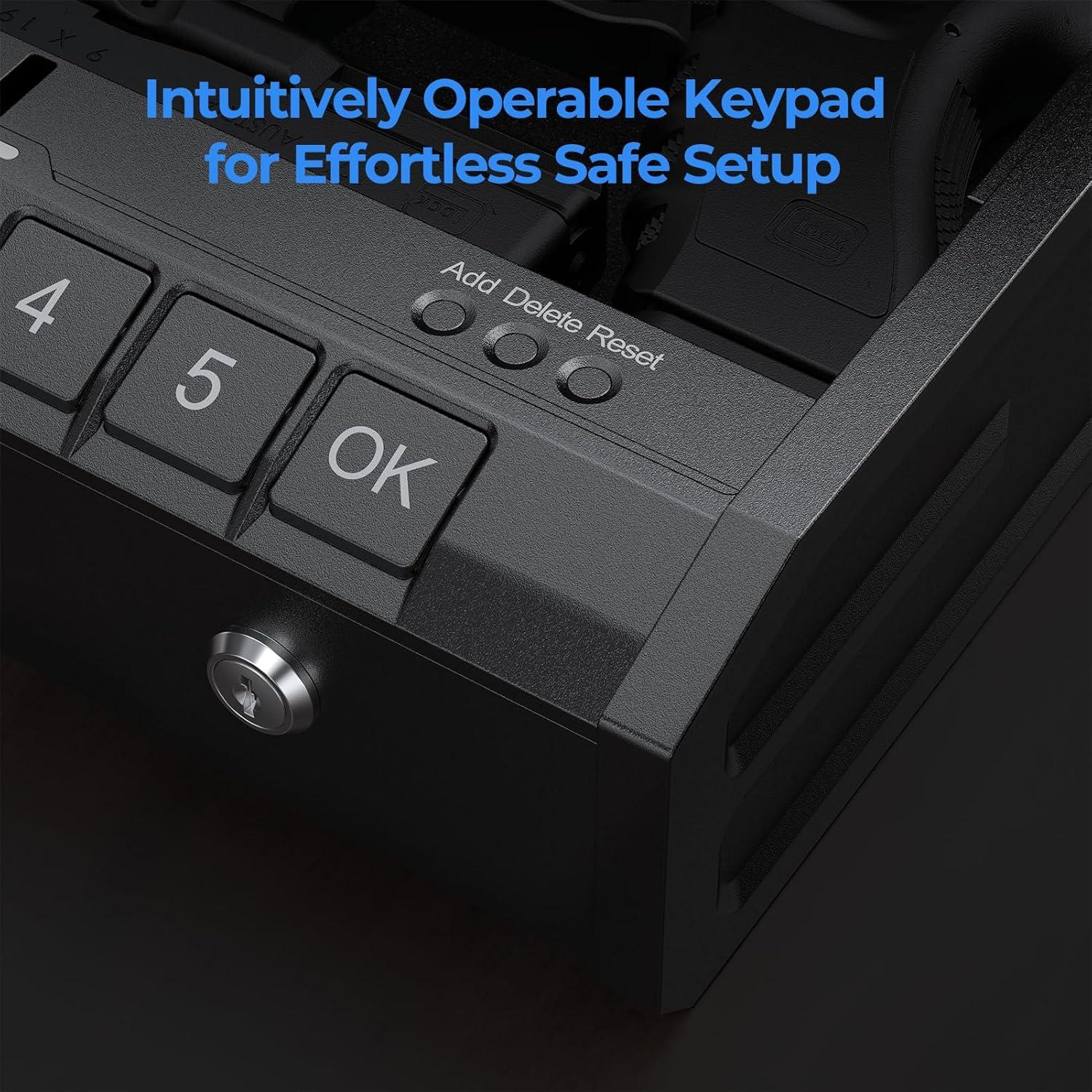 Caja Fuerte Biométrica ONNAIS Iron SE para Pistolas