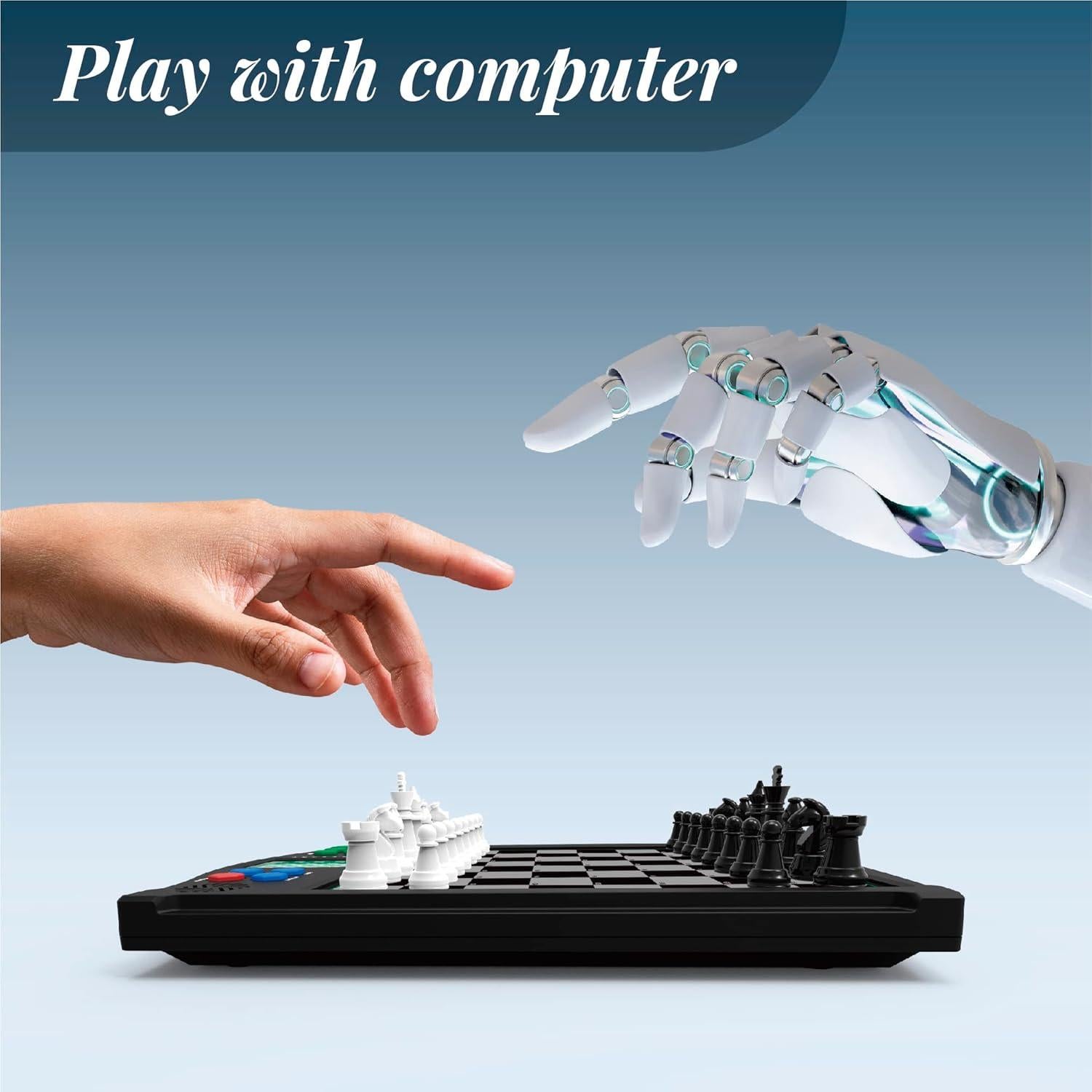 Juego de Ajedrez Electrónico TOP 1 CHESS con Voz 0.73 kg