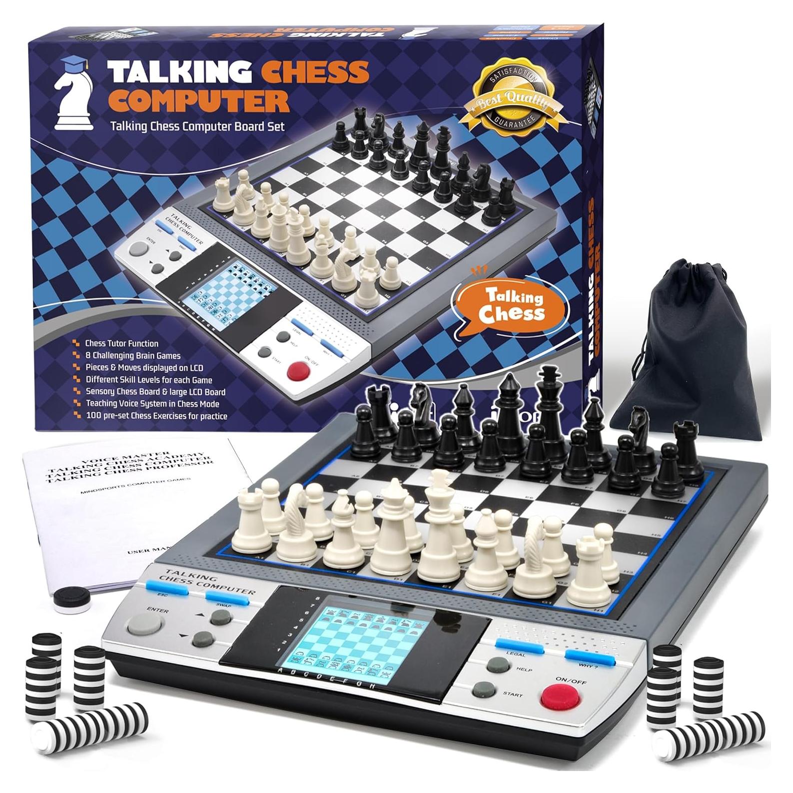 Juego de Ajedrez Electrónico iCore Pro Negro con Tutor