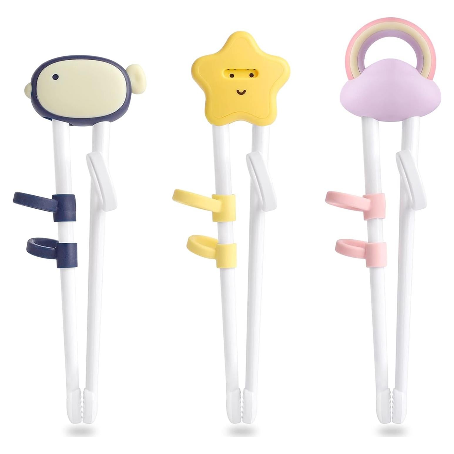 Palillos de Entrenamiento para Niños SC - 3 Pares Coloridos