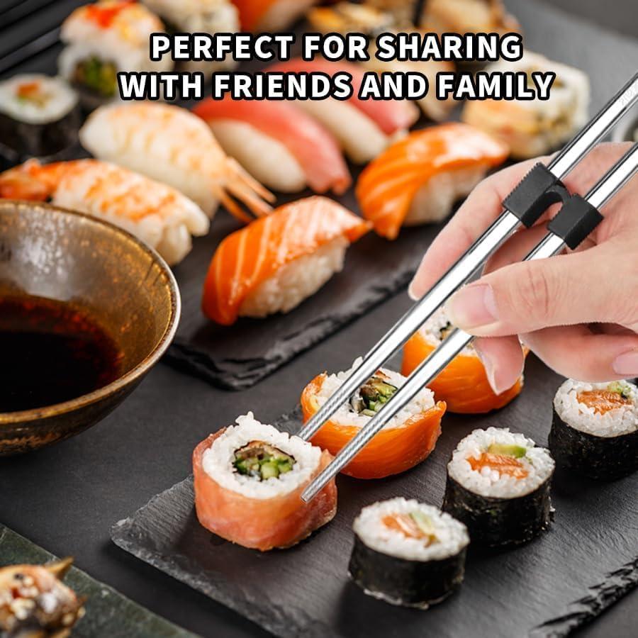 10 Ayudantes Reutilizables de Palillos QUANFULTEC para Entrenamiento