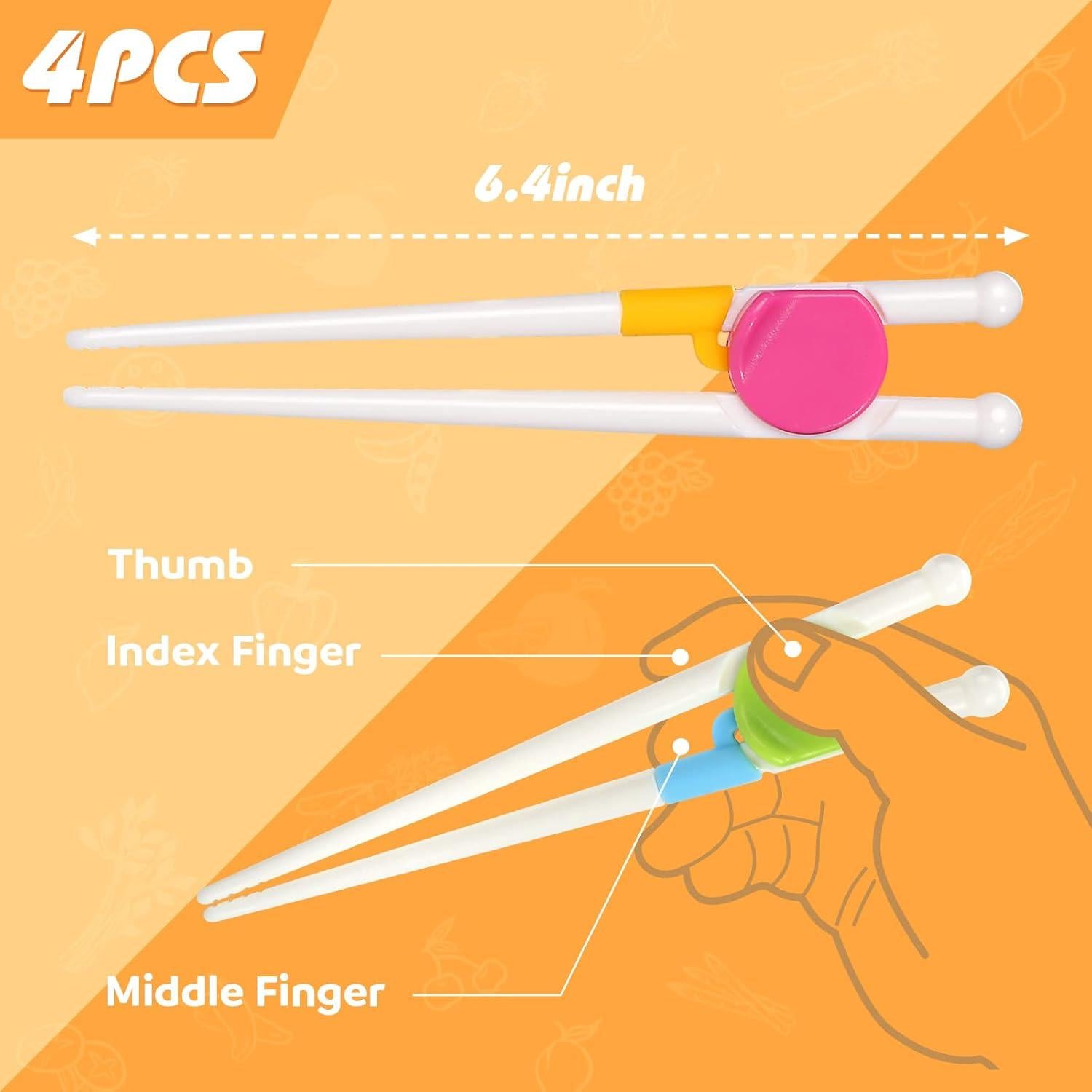 Palillos de Entrenamiento para Niños Kidsfantasy 4 Pares