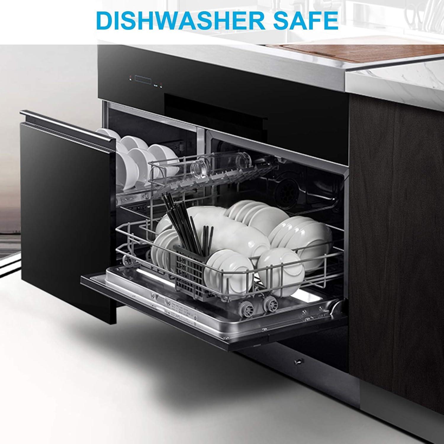 Juego de 10 Pares de Palillos de Fibra de Vidrio ONEHERE 24 cm