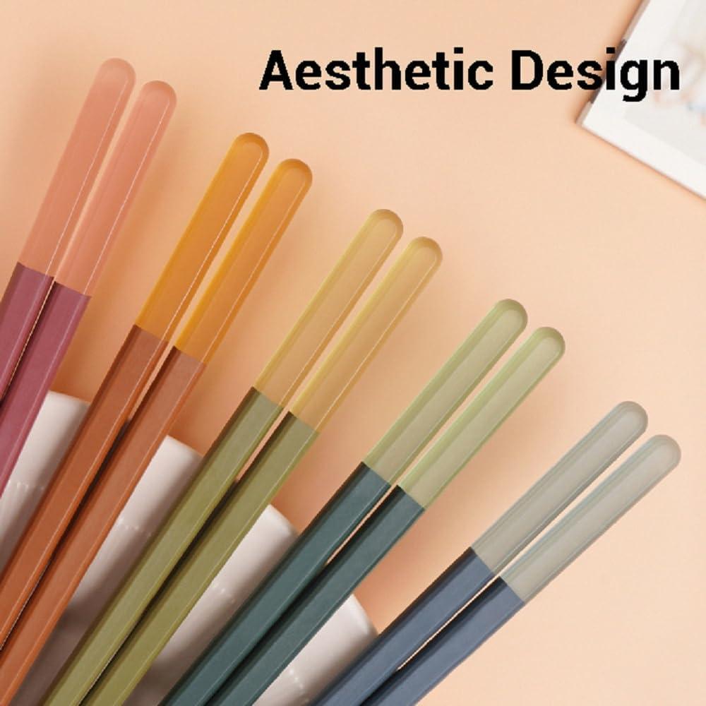 Palillos Reutilizables Random Mood 5 Pares Antideslizantes 24cm