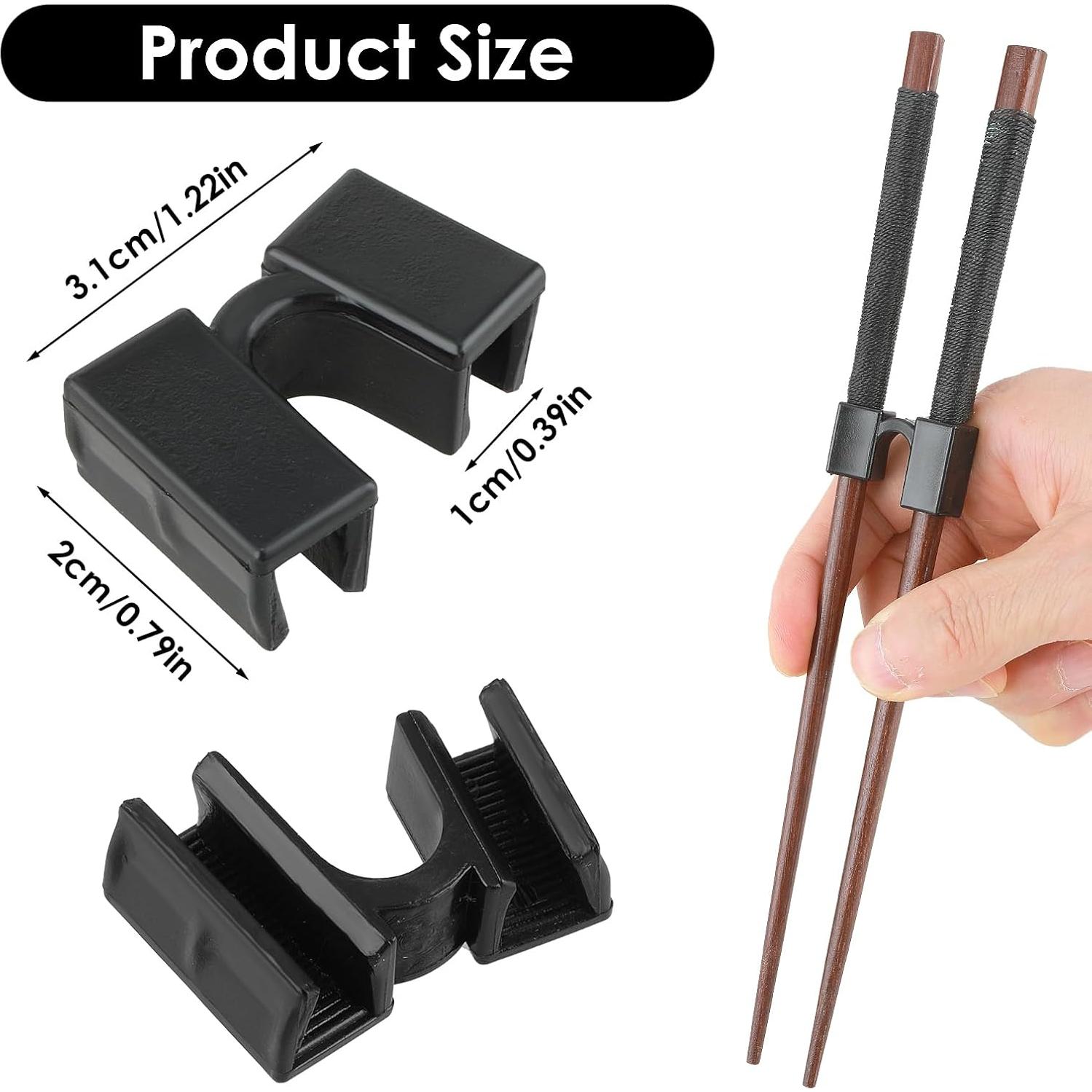 Ayudante de Palillos Reutilizables Mabor 5 Piezas Negro