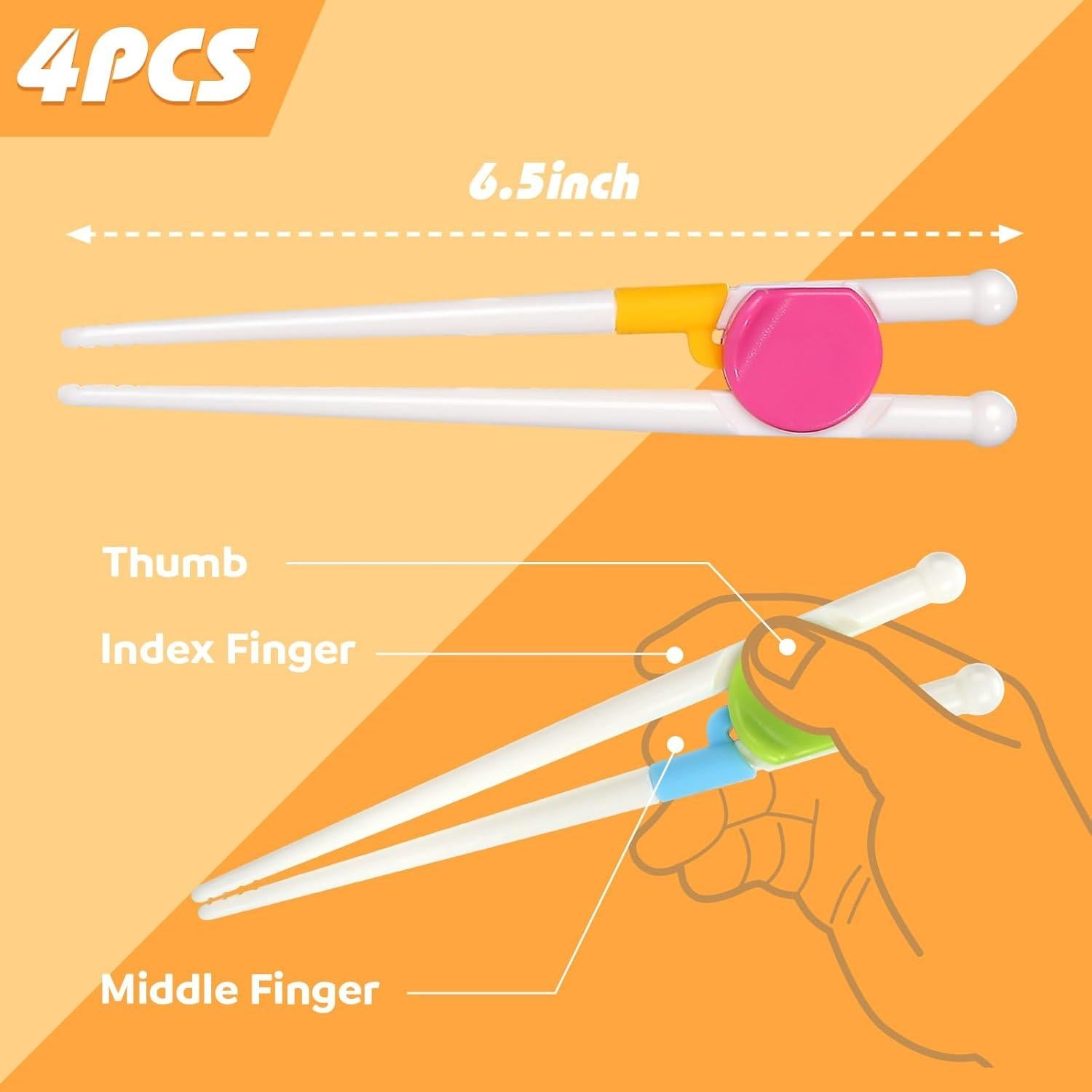 Palillos de Entrenamiento para Niños HANSGO - 4 Pares