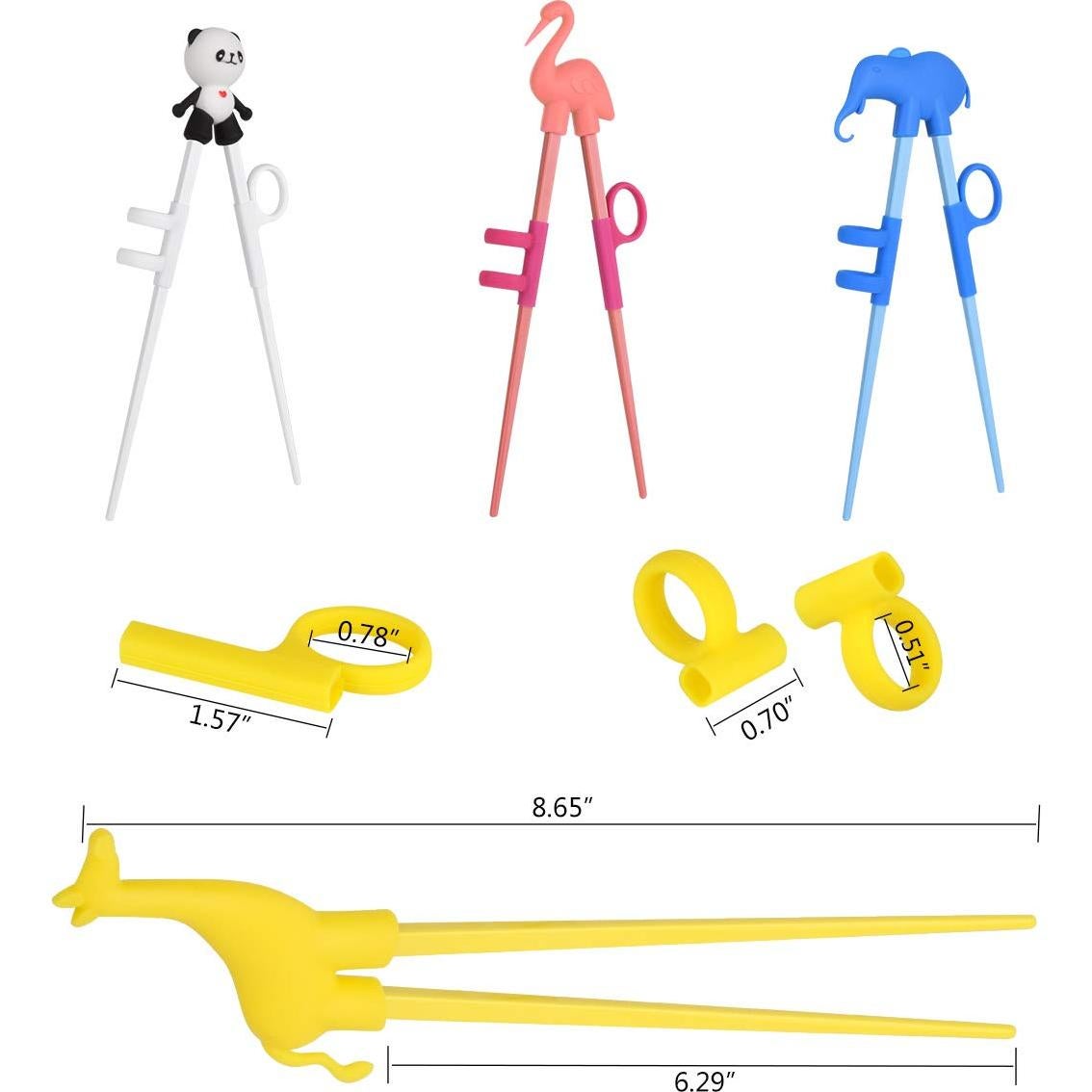 Palillos de Entrenamiento para Niños Greenleaf 4 Piezas