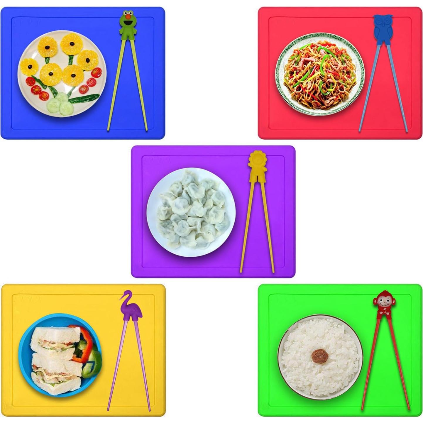 Palillos de Entrenamiento SINGARE - Set 5 Pares para Niños y Adultos