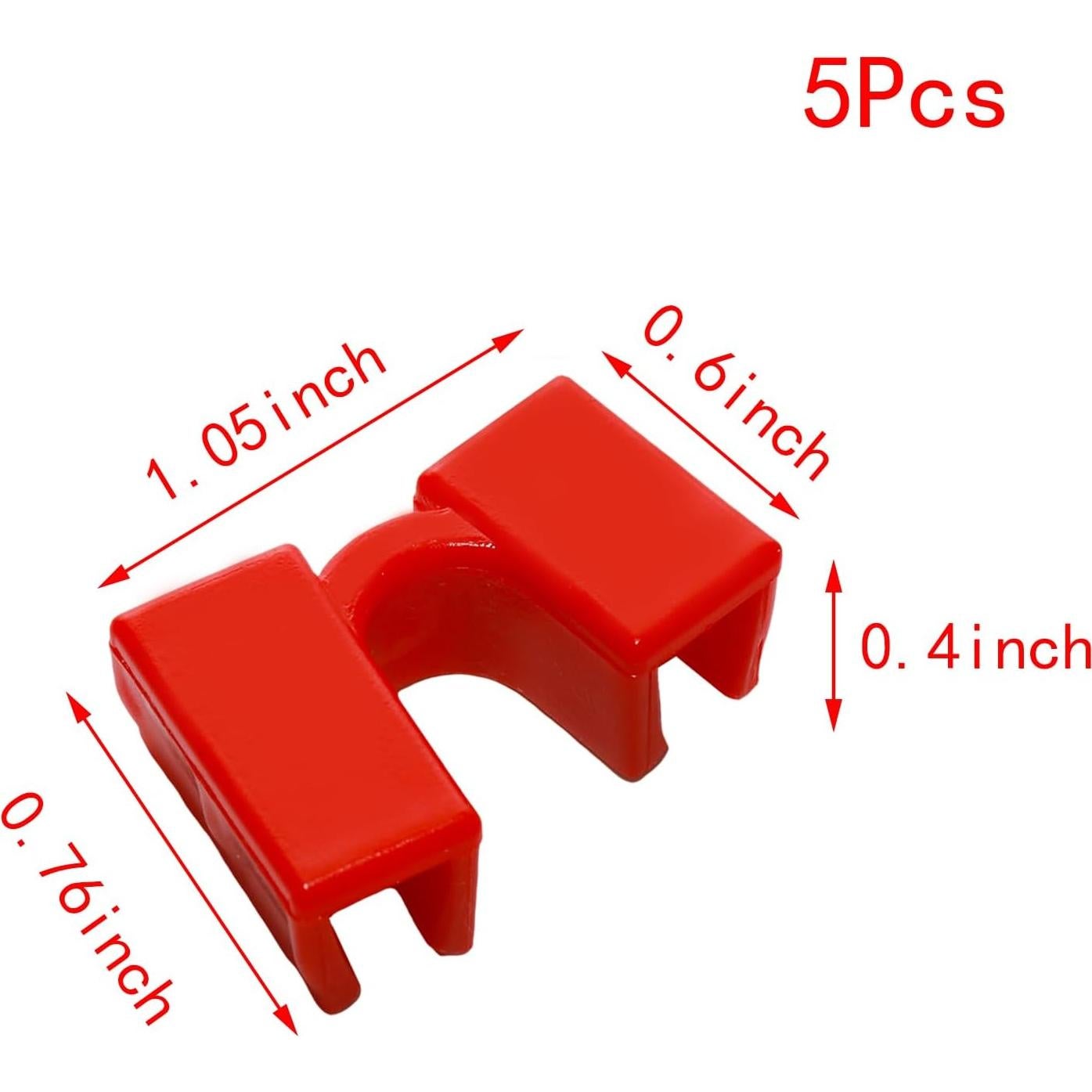 Juego de 5 Palillos de Entrenamiento Pocoxll Rojo