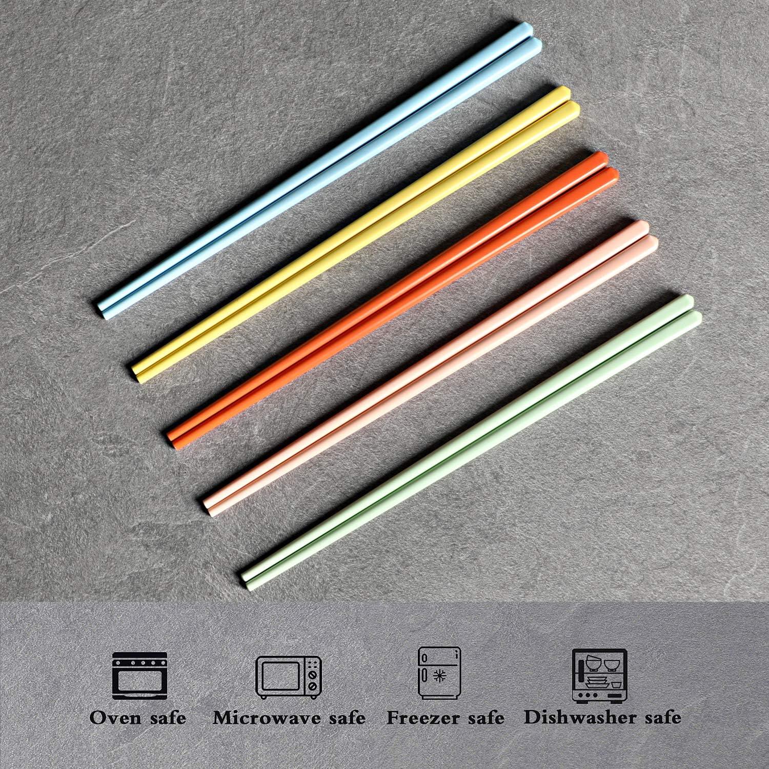 Juego de Palillos de Cerámica LEETOYI 5 Piezas 24,38 cm