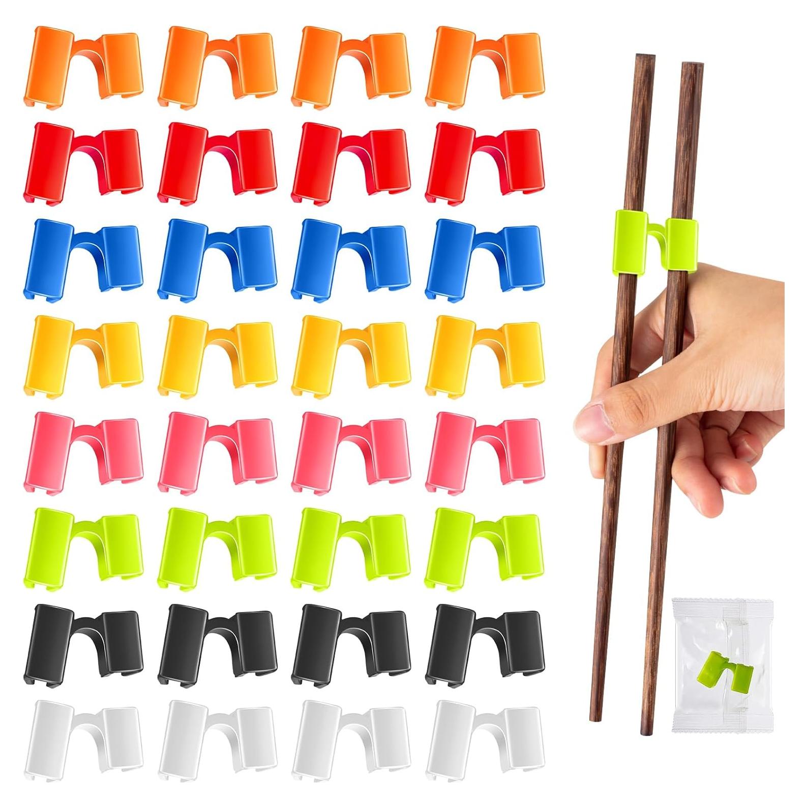 200 Ayudantes de Palillos Reutilizables Suttmin Multicolor