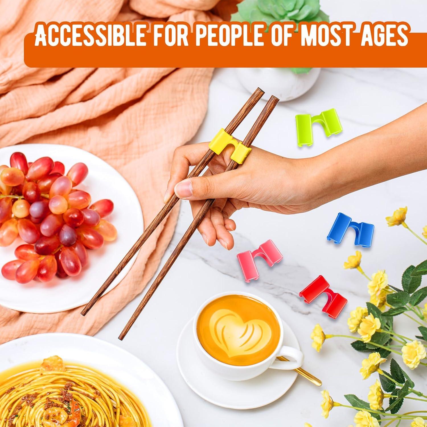 200 Ayudantes de Palillos Reutilizables Suttmin Multicolor