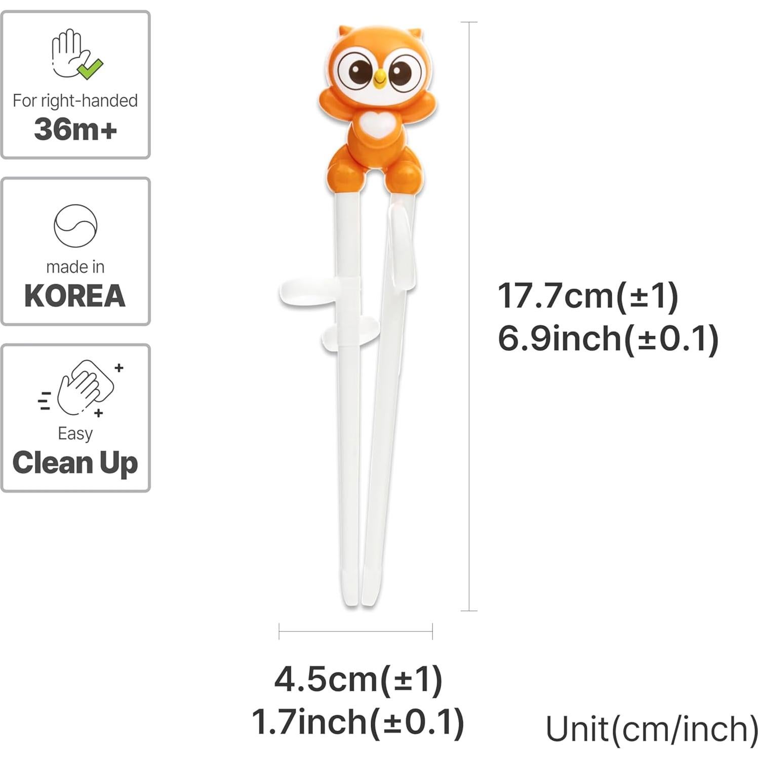 Palillos de Entrenamiento Conejito Blanco Edison 18 cm