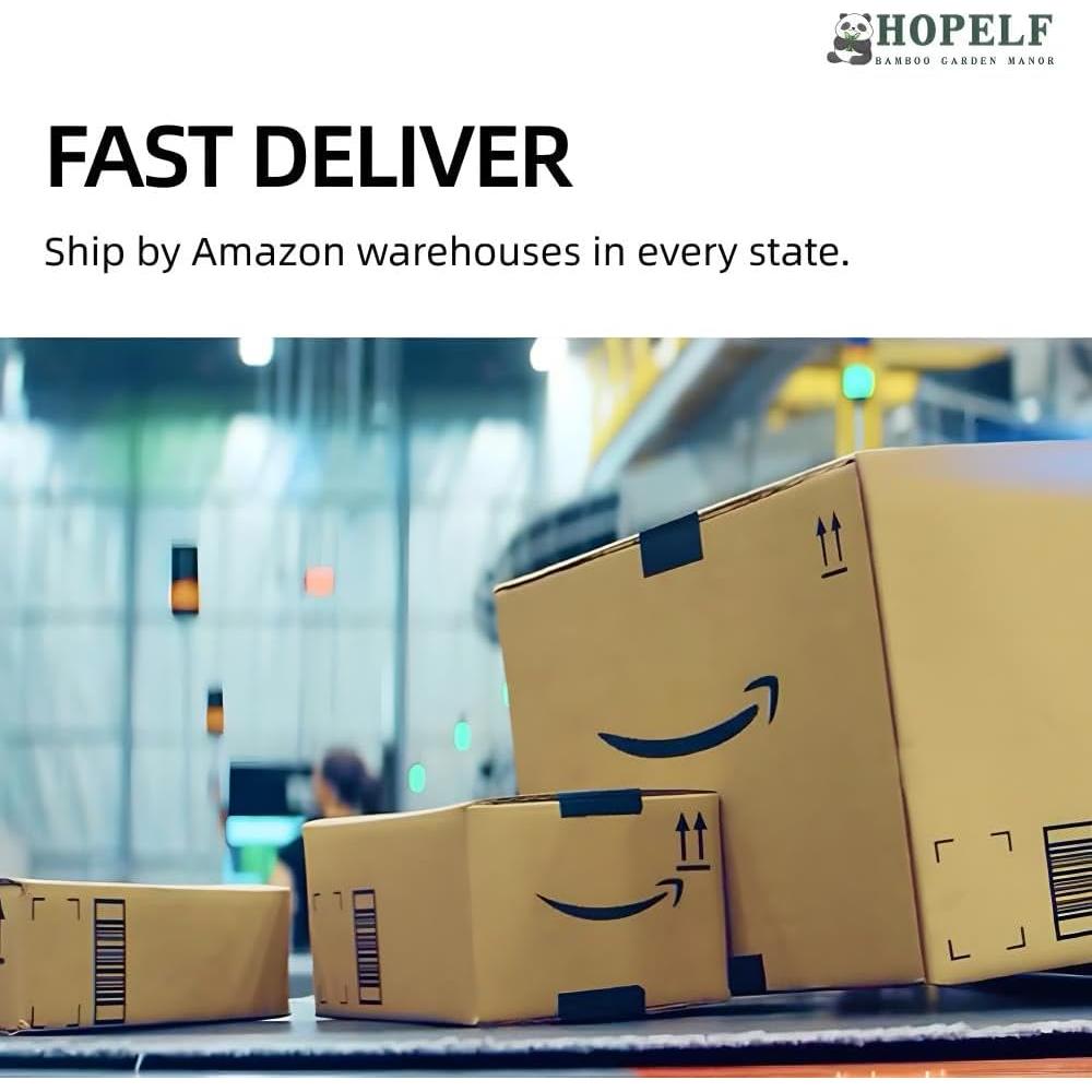 Palillos Reutilizables de Bambú HOPELF 24.13 cm 5 Pares