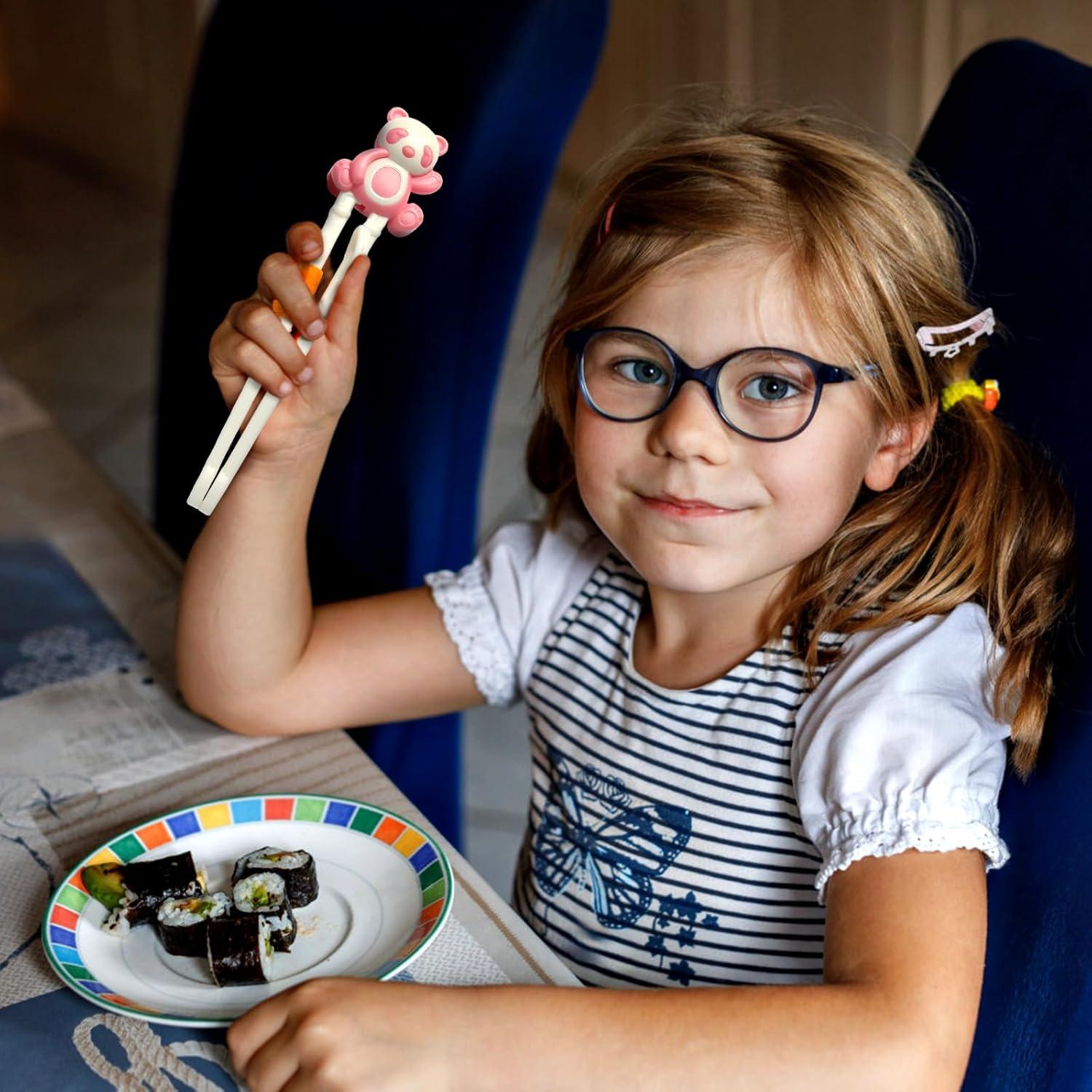 Juego de Palillos Panda para Niños ChaLeeMoo 3 Piezas