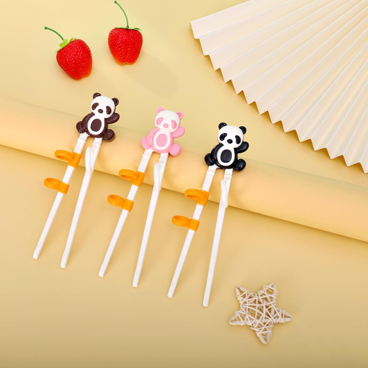 Juego de Palillos Panda para Niños ChaLeeMoo 3 Piezas