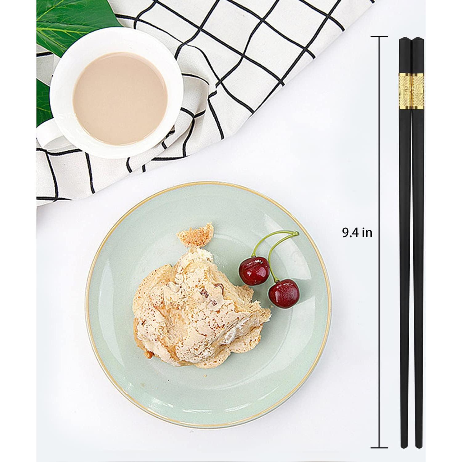 10 Pares Palillos de Fibra de Vidrio Antideslizantes YTLX