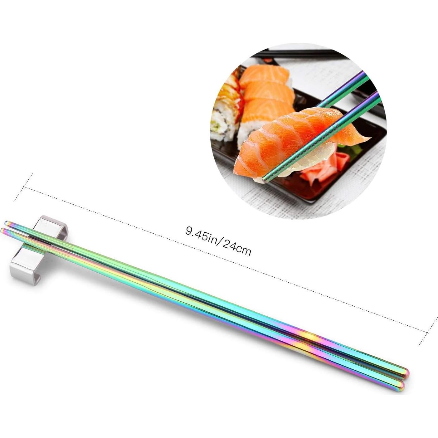 Juego de Palillos SHARECOOK Acero Inoxidable 18/10 5 Pares