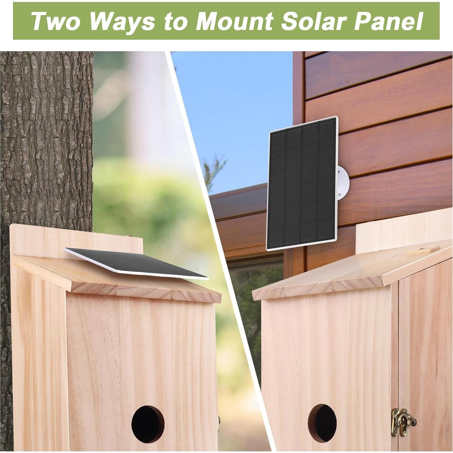 Casa de Aves Inteligente OZBOUN con Cámara HD 1080P Solar