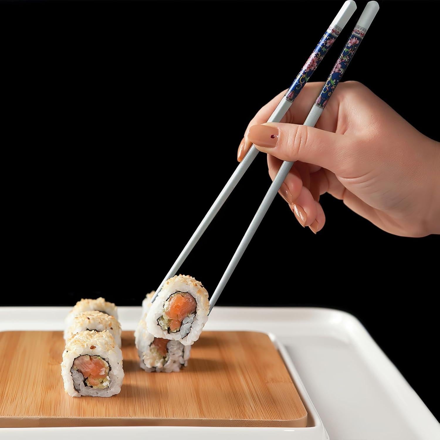 Palillos Reutilizables IQCWOOD Cerámica 24 cm Estilo Clásico