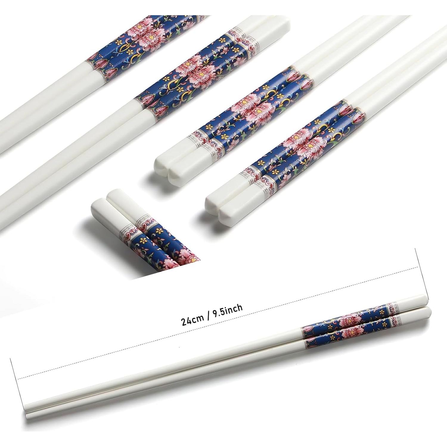 Palillos Reutilizables IQCWOOD Cerámica 24 cm Estilo Clásico