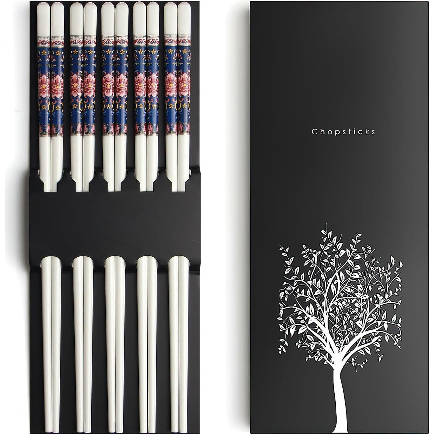 Palillos Reutilizables IQCWOOD Cerámica 24 cm Estilo Clásico