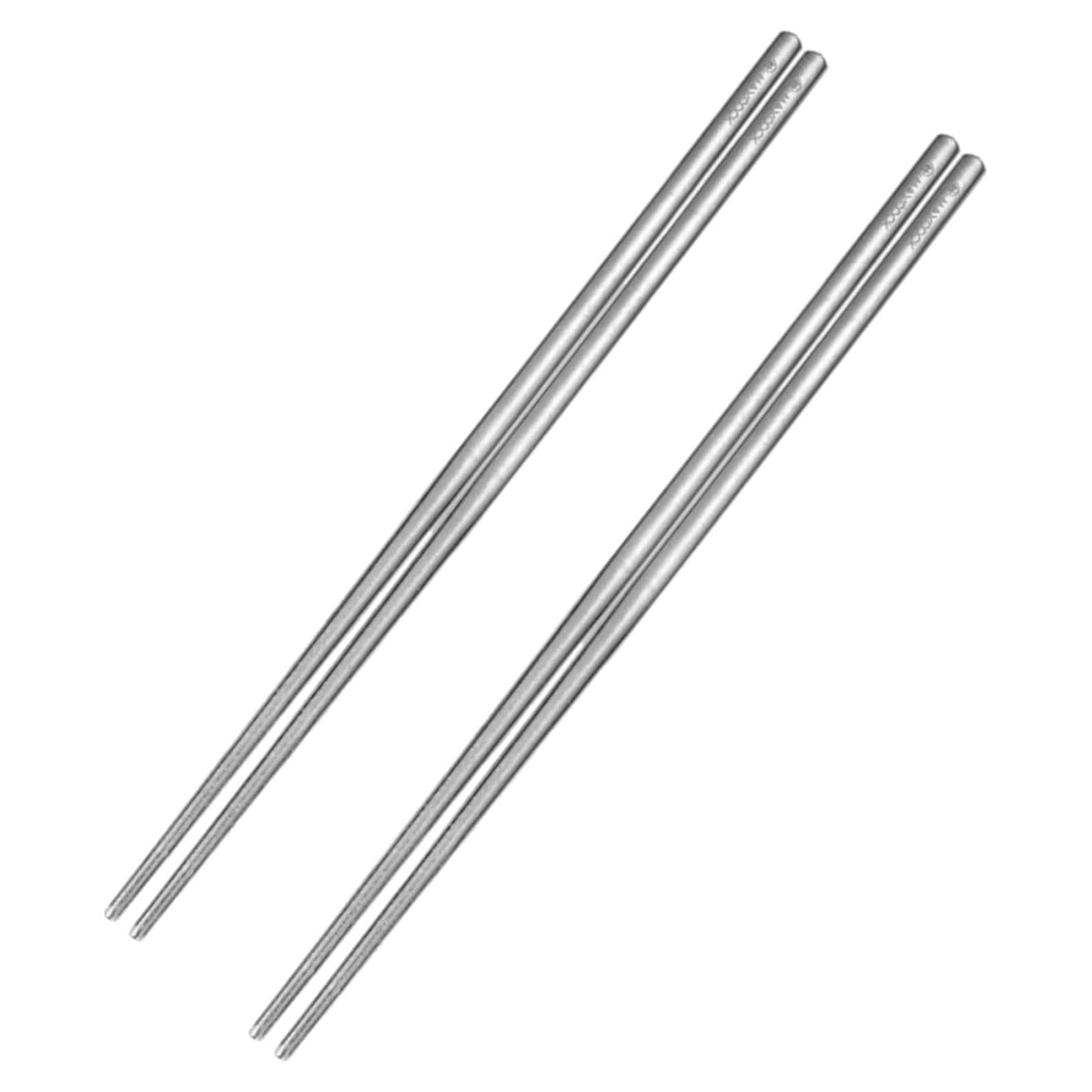 Palillos de Titanio Puro MAXCOOK 23 cm Reutilizables 2 Pares