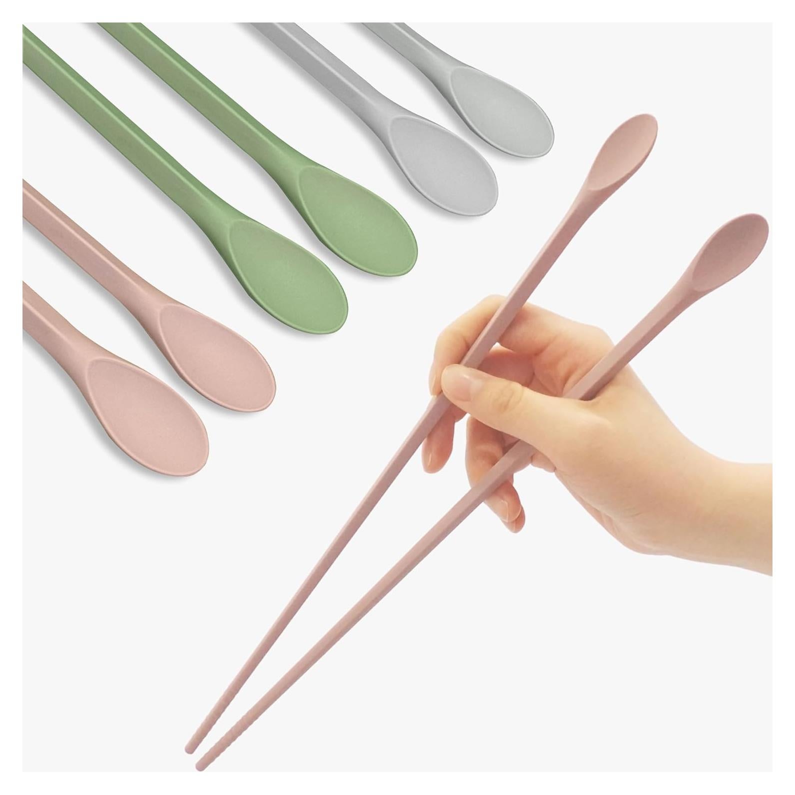 Palillos de Silicona Reutilizables Koryo 30,5 cm Juego 3 Colores