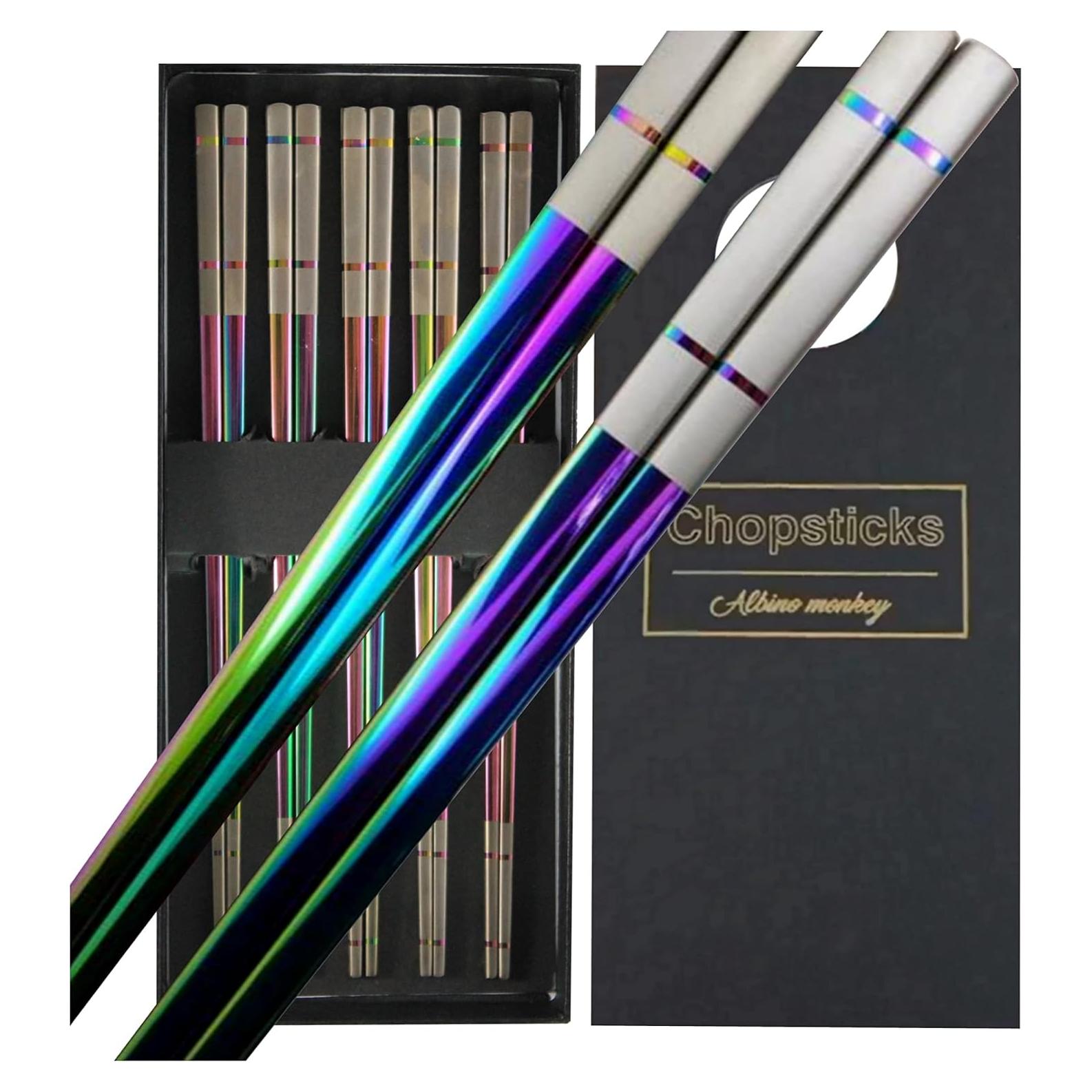 Palillos Reutilizables Albino Monkey - 5 Pares 22,86 cm