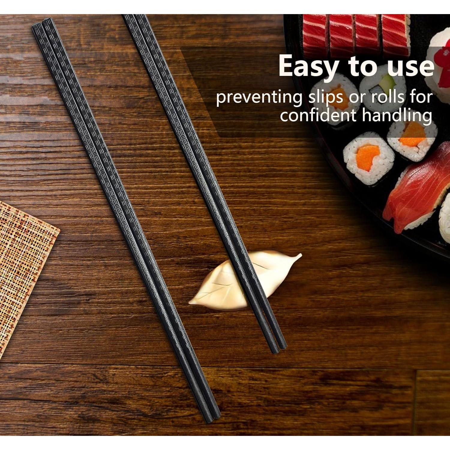 Palillos Reutilizables VINKELON 5 Pares Antideslizantes