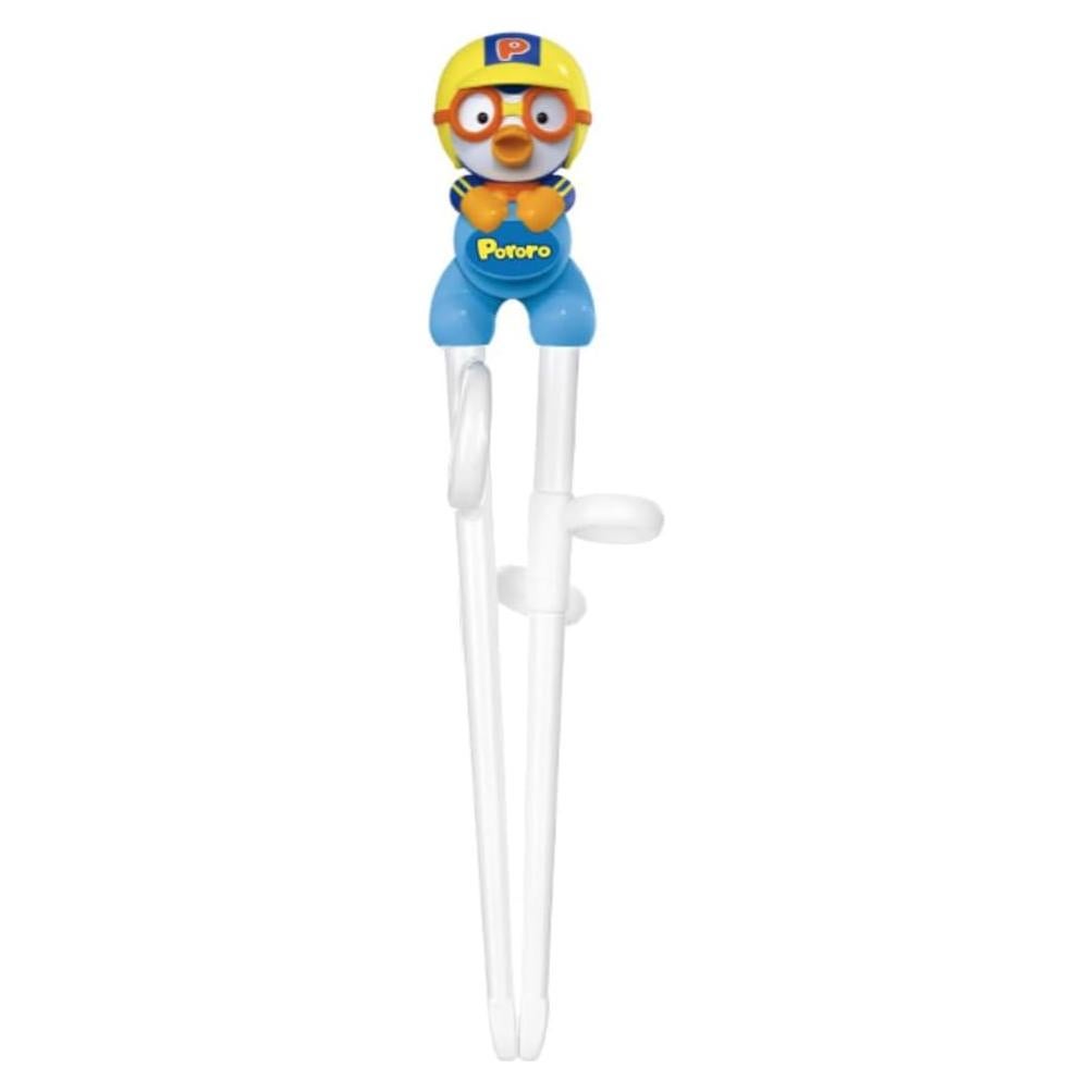 Edison Friends Penguin Chopsticks Training, Beginner, Brain Training, Learning, Korean Food, Japanese Food Dinner, Japanese Sushi, 1 Step to Learn Chopsticks, Made in Korea (Pororo Left Hand)