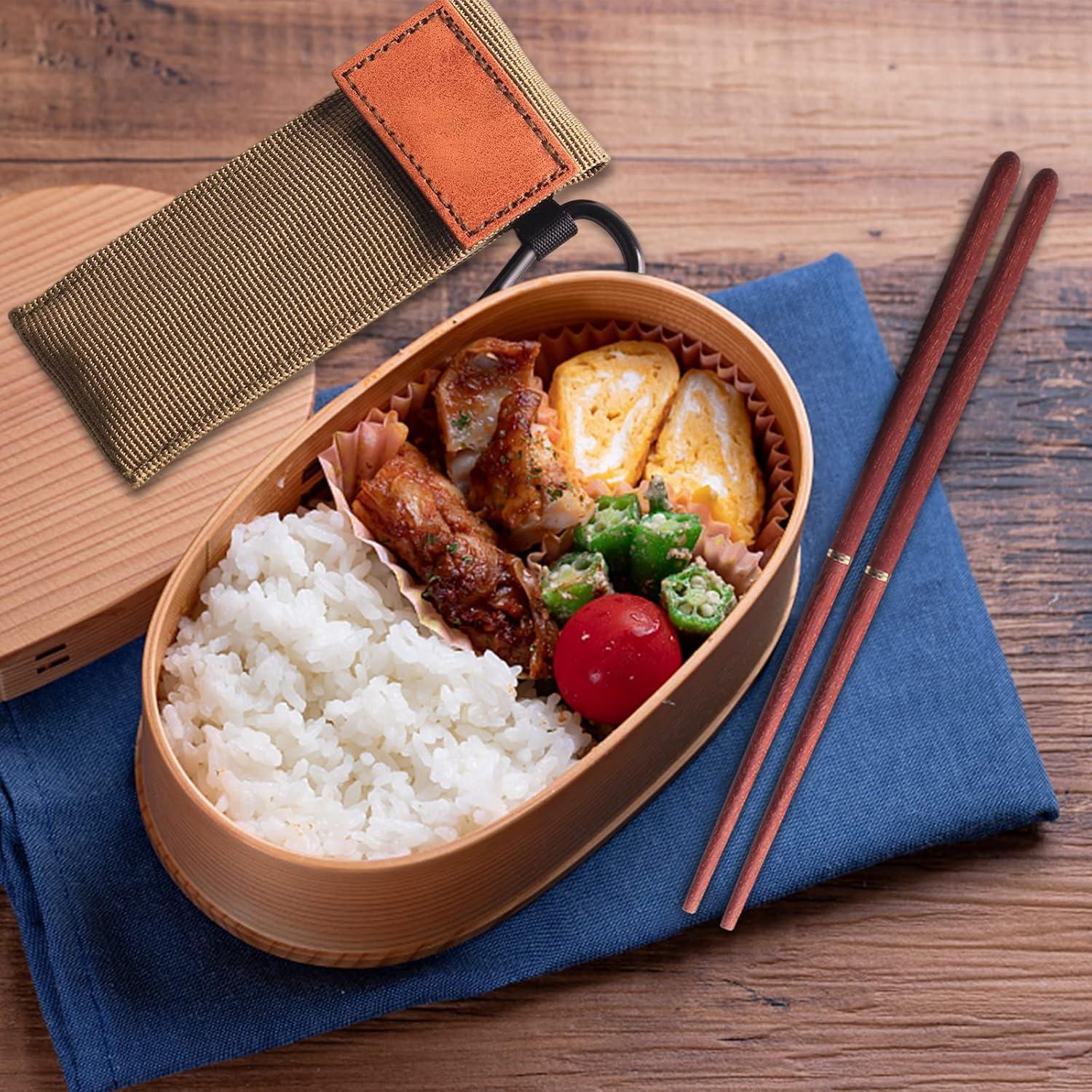 Juego de Palillos Plegables Menolana - Madera Rosa 21 cm