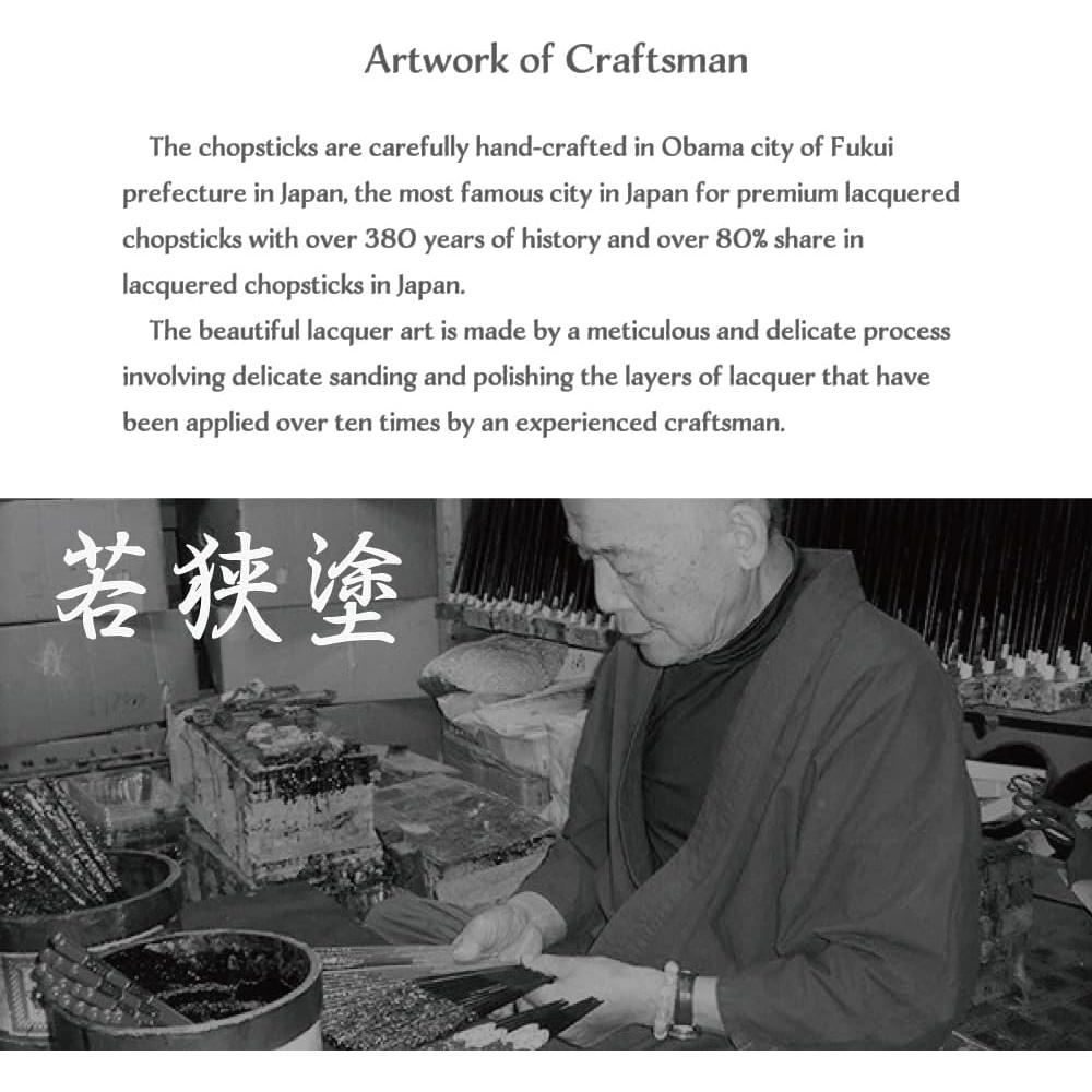 Palillos Japoneses Premium Terra 23 cm Reutilizables