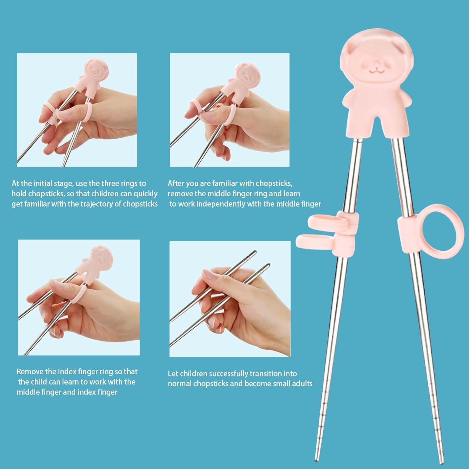 2 Pares de Palillos de Entrenamiento Tokerut Reutilizables