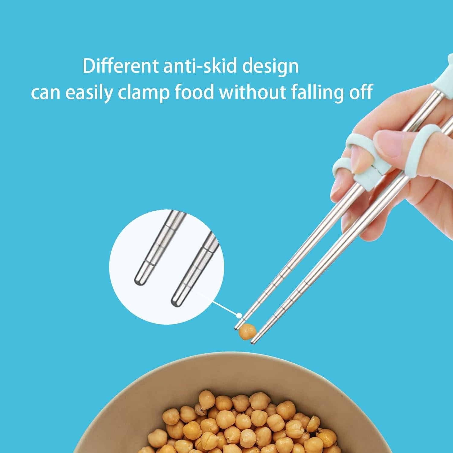 2 Pares de Palillos de Entrenamiento Tokerut Reutilizables