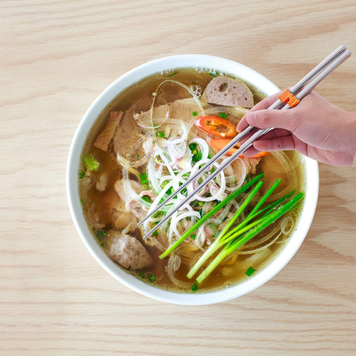 24 Piezas Ayudantes Reutilizables de Palillos Plásticos Negros