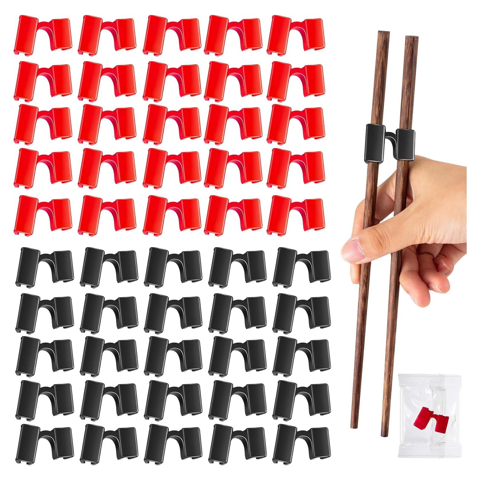 200 Ayudantes de Palillos Reutilizables Suttmin Multicolor