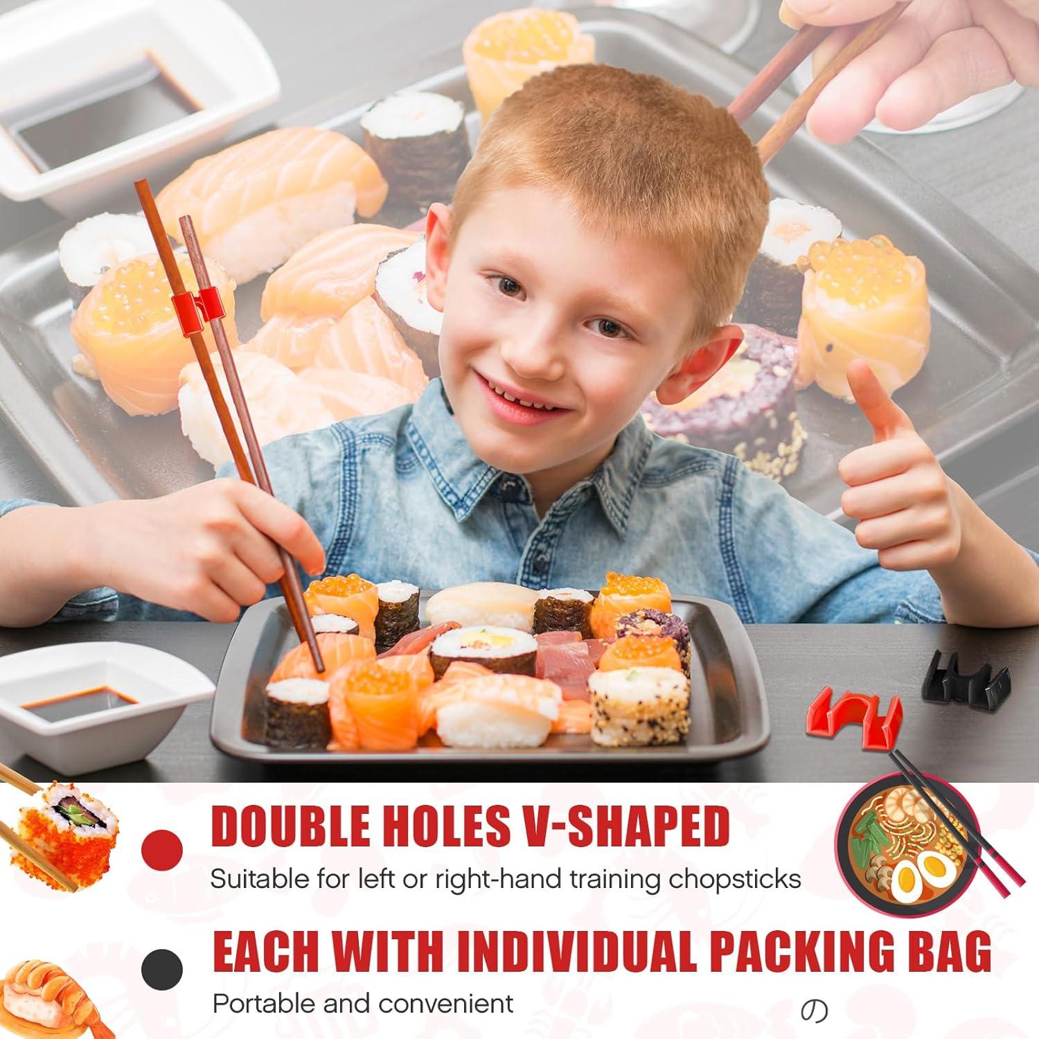 200 Ayudantes de Palillos Reutilizables Suttmin Multicolor