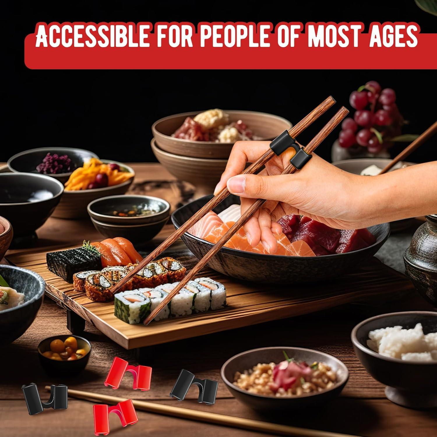 200 Ayudantes de Palillos Reutilizables Suttmin Multicolor