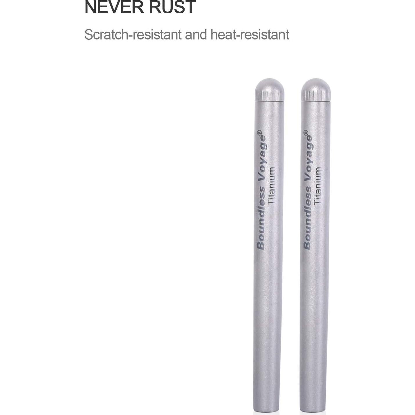 Palillos Telescópicos de Titanio Boundless Voyage Ti1004T 19.8cm