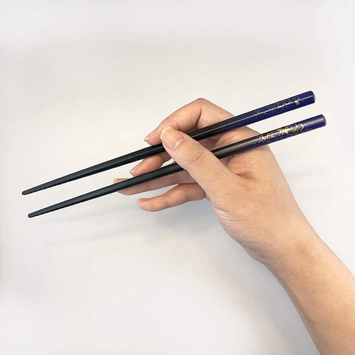 Palillos de Bambú JapanBargain con Estuche Reutilizable 23cm