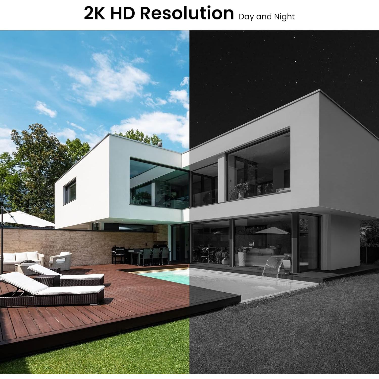 Cámara de Seguridad Exterior GALAYOU R2 2K WiFi Batería