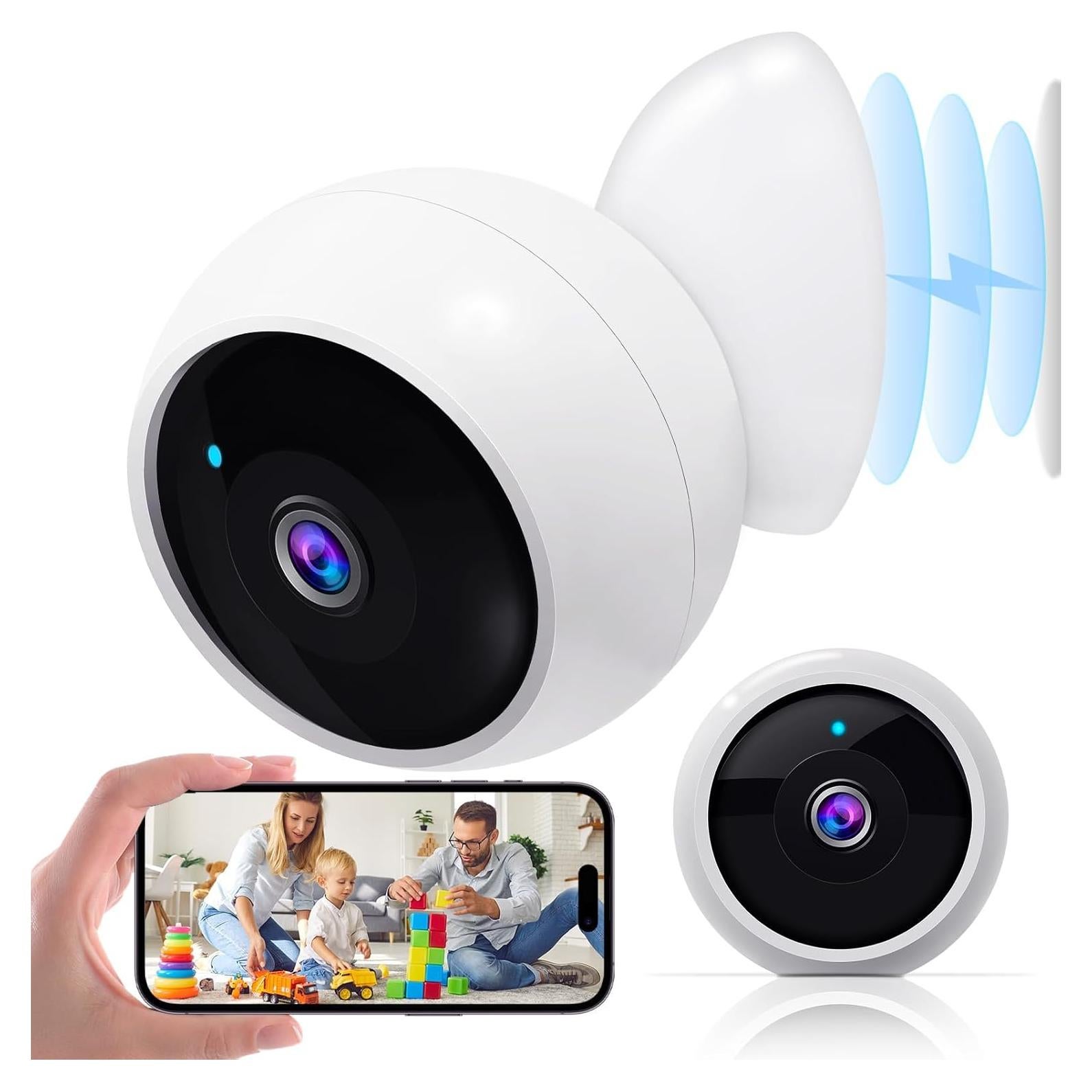 Cámara de Seguridad Inalámbrica AMTIFO 2K para Exterior