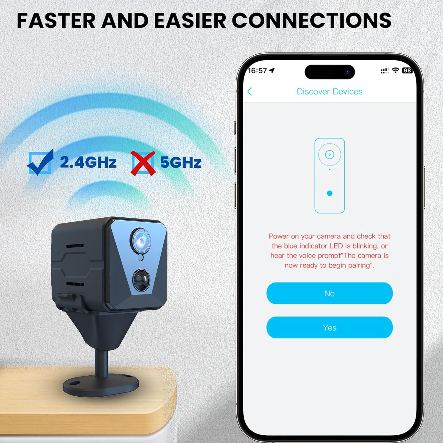Cámara de Seguridad Funstorm B11 4K HD WiFi Interior