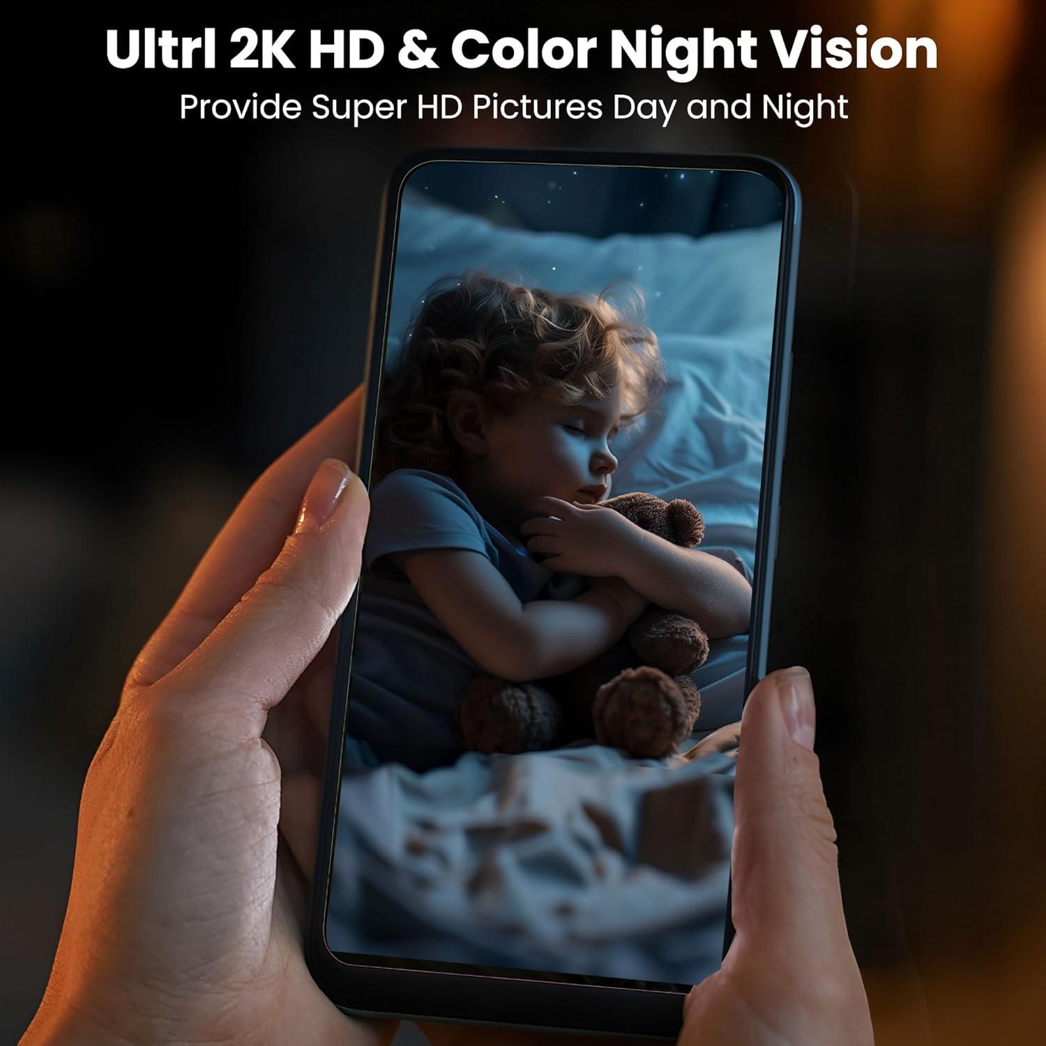 Cámara de Seguridad Inalámbrica 2K HITELLARCAM para Exterior