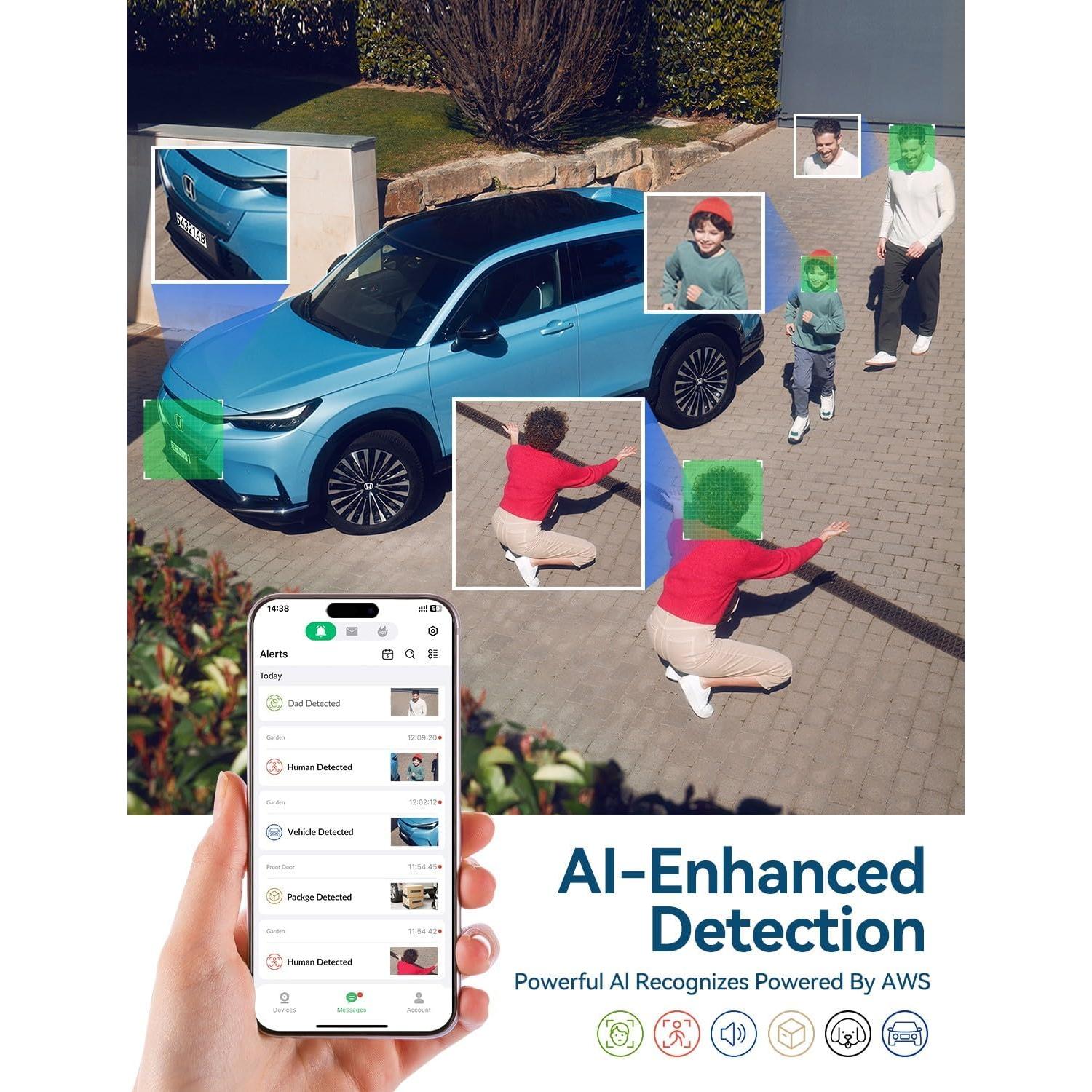 Cámara de Seguridad FOSCAM V5P 5MP WiFi Doble Banda IP66