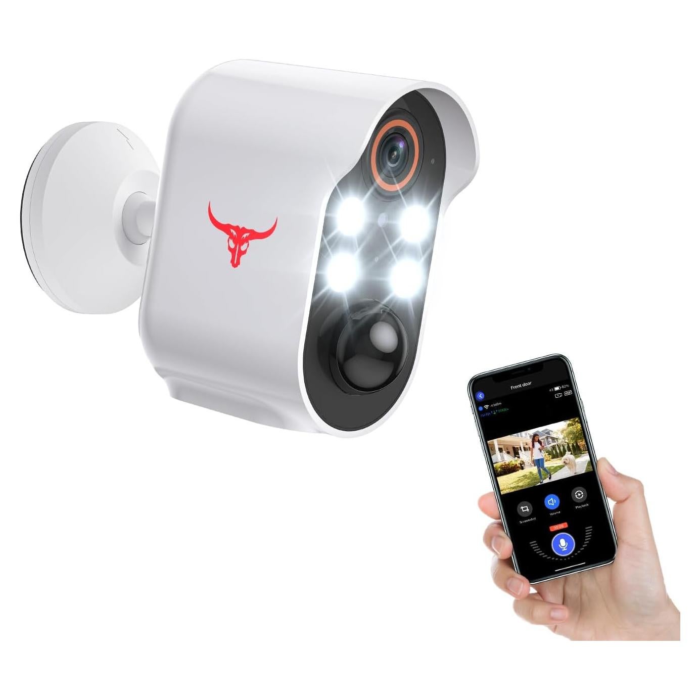 Cámara de Seguridad Inalámbrica R7 1080p Visión Nocturna