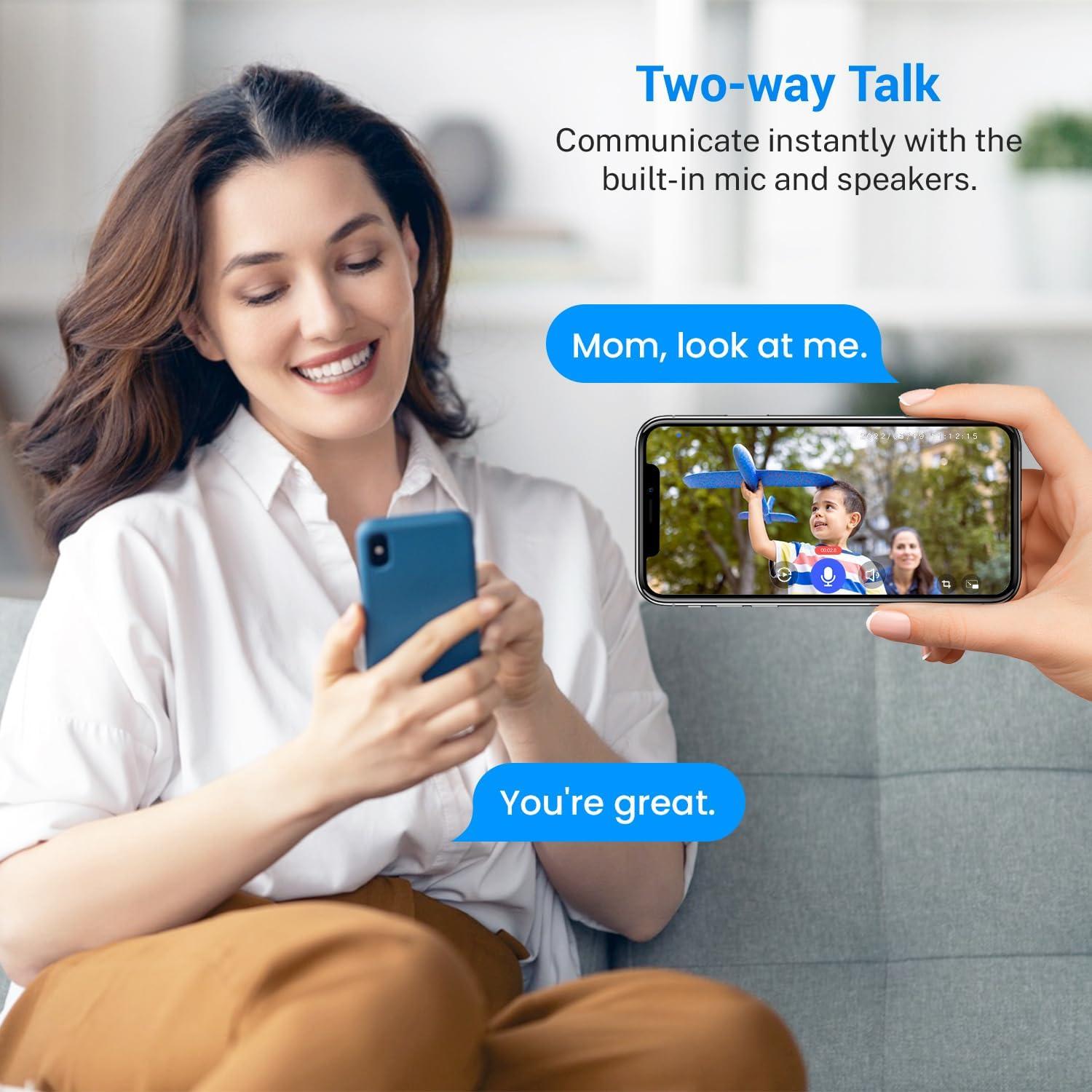 Cámara de Seguridad Inalámbrica R7 1080p Visión Nocturna