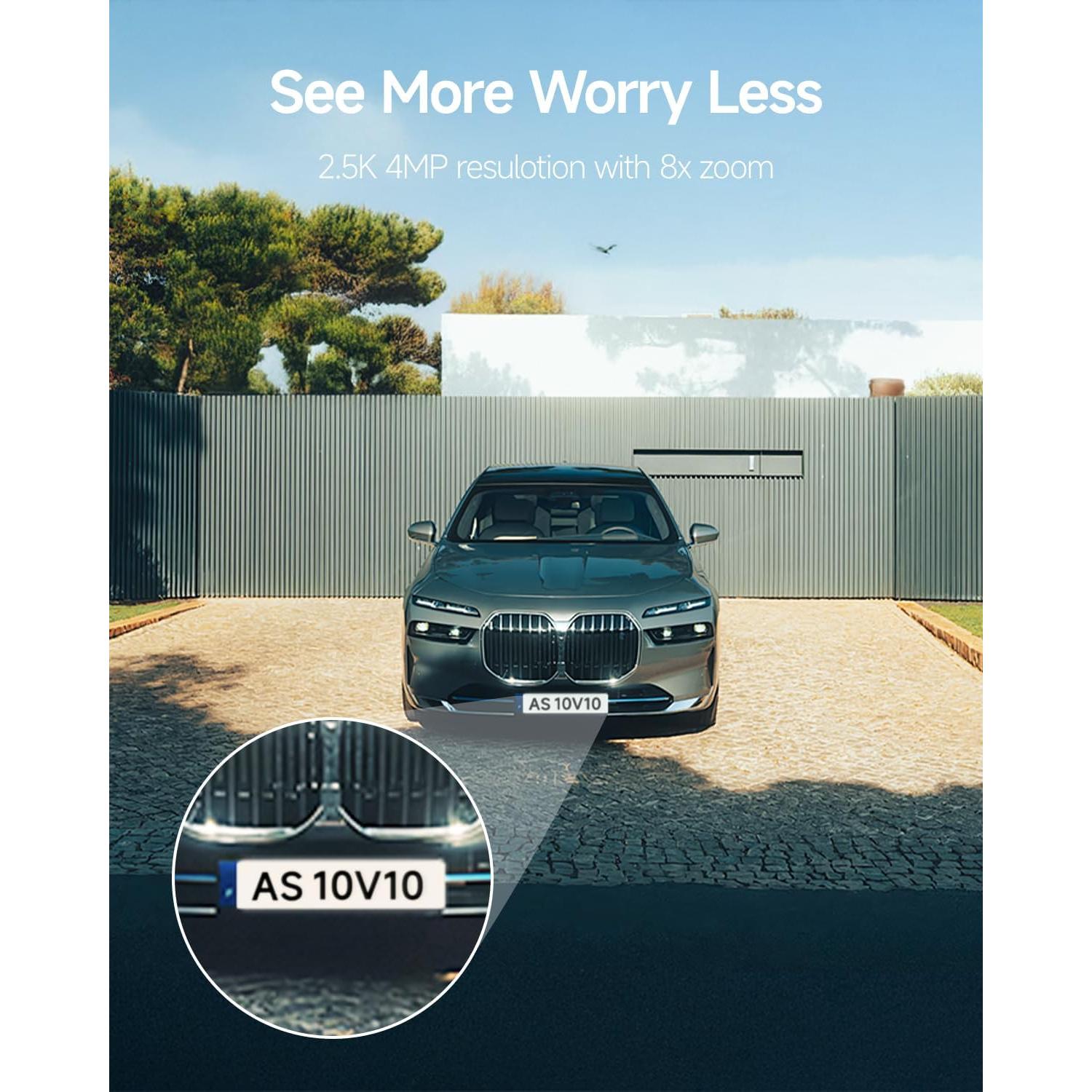 Cámara de Seguridad VIMTAG 2.5K WiFi Doble Banda 360° IP66