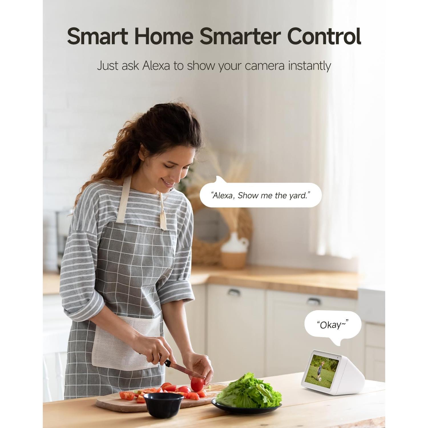 Cámara de Seguridad VIMTAG 2.5K WiFi Doble Banda 360° IP66